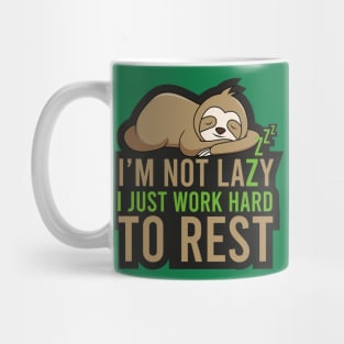 Yard work by sloth Mug